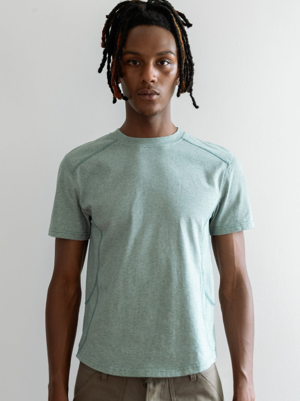 Technical Stripe Tee
