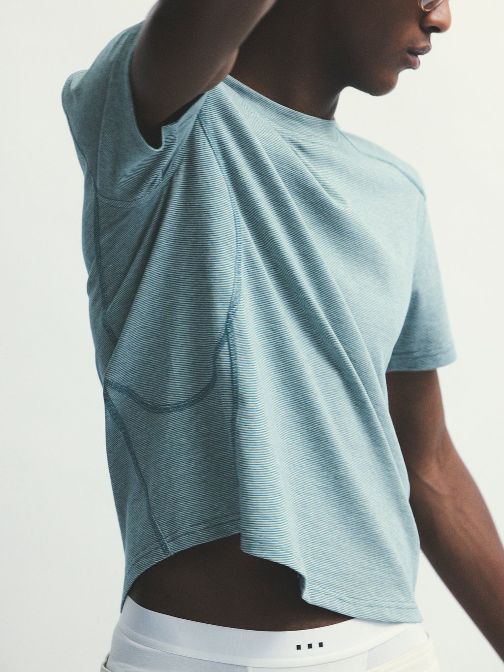Technical Stripe Tee