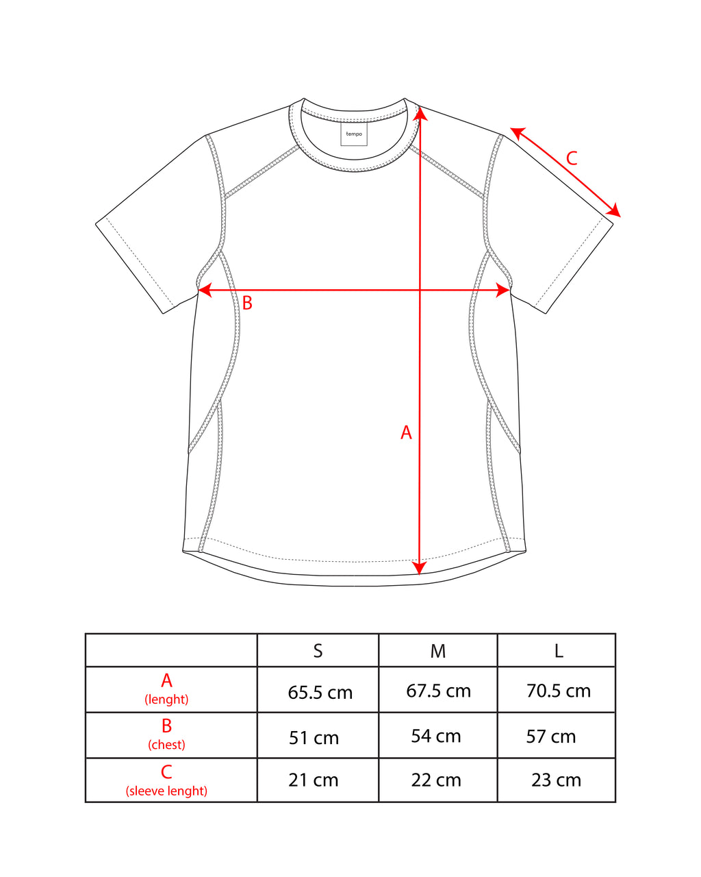 Technical Stripe Tee