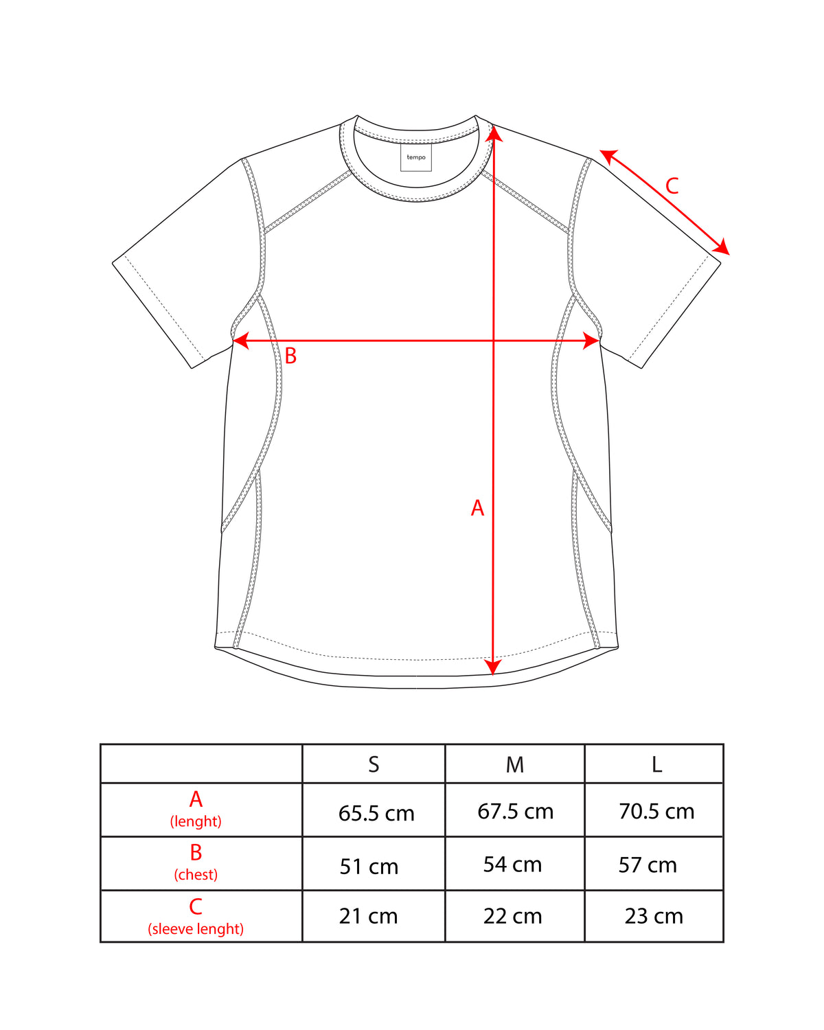 Technical Stripe Tee